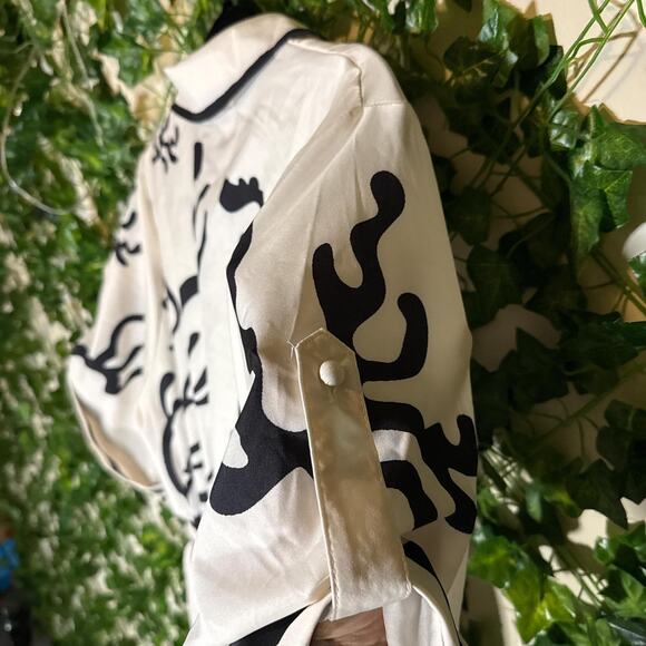 Unique fashion nova white and black tall friendly jumpsuit - Picture 4 of 4